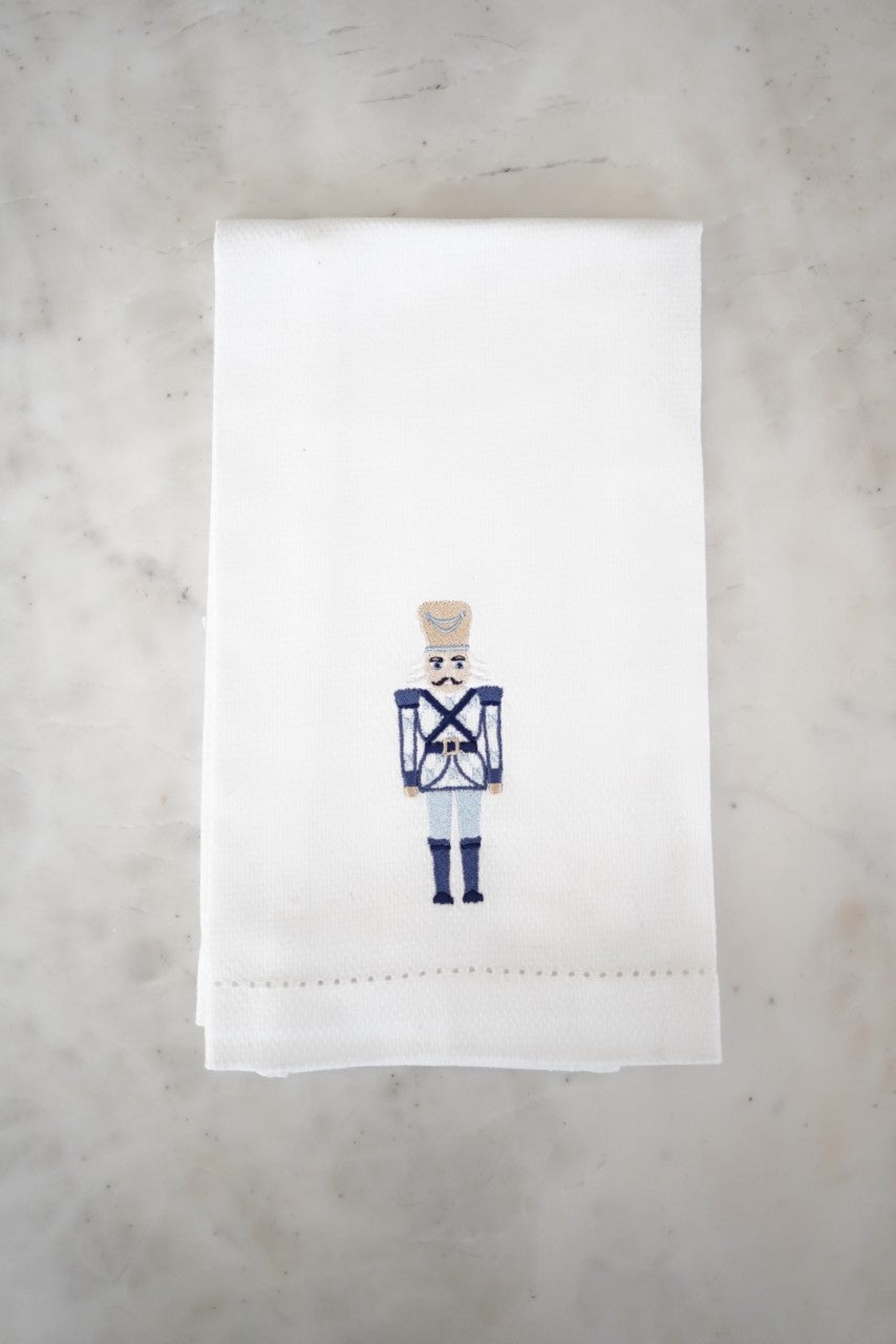 Personalized Nutcracker Kitchen Towel Monogram Christmas 